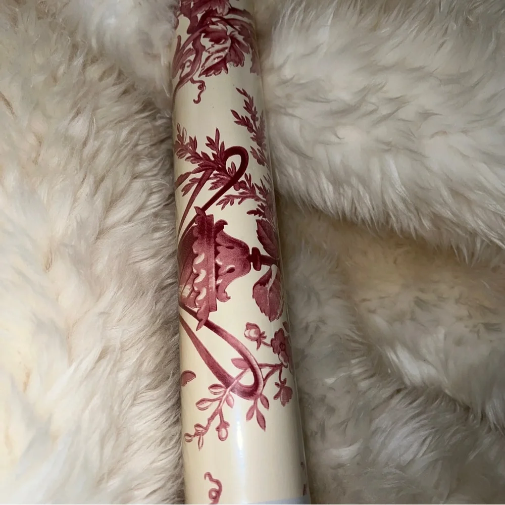 Vintage NOS Seabrook Fine Wallpaper Floral Pattern Double Roll SA295 Burgundy